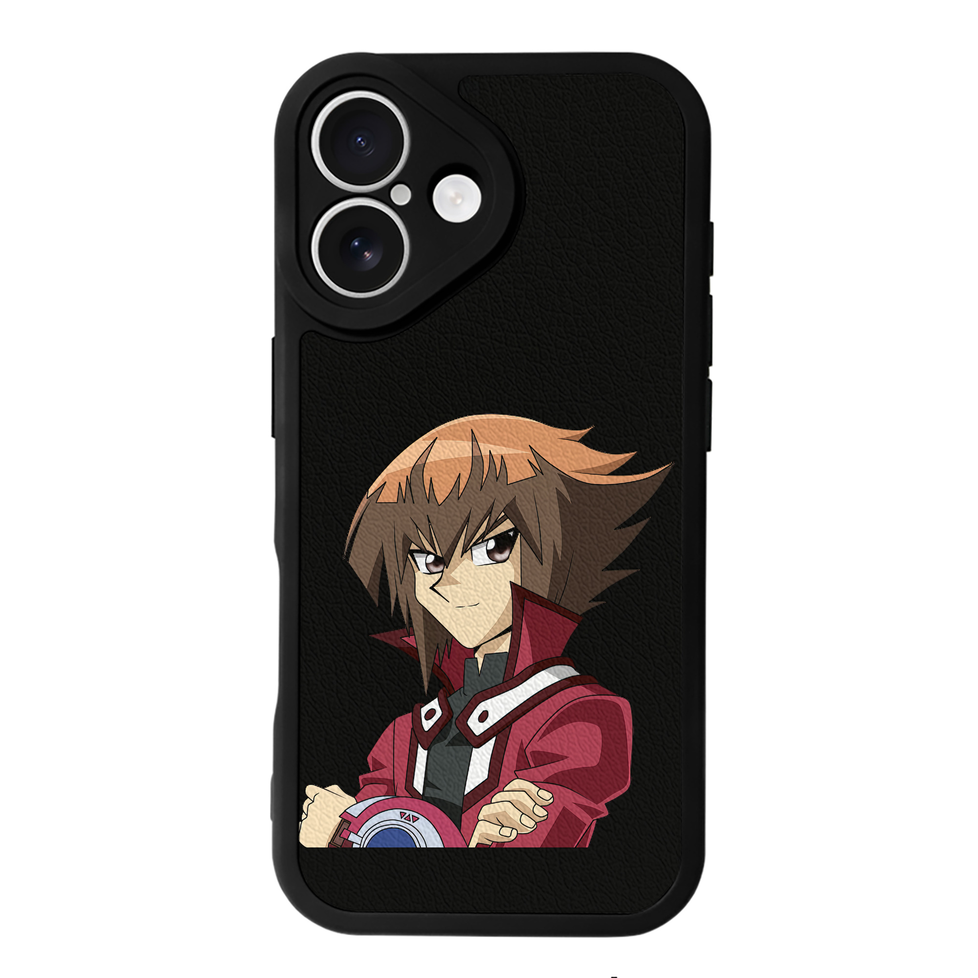 （画像用） 遊☆戯☆王 Yu-Gi-Oh! 【iPhone 16シリーズ対応】シリコンスマホケース（レザー調） 材質：シリコン